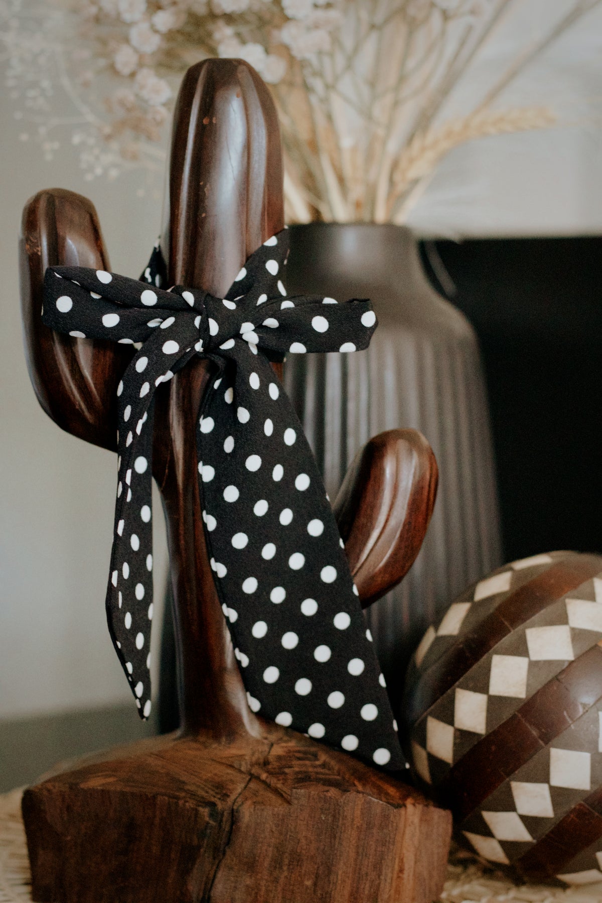 Black Dottie Twilly