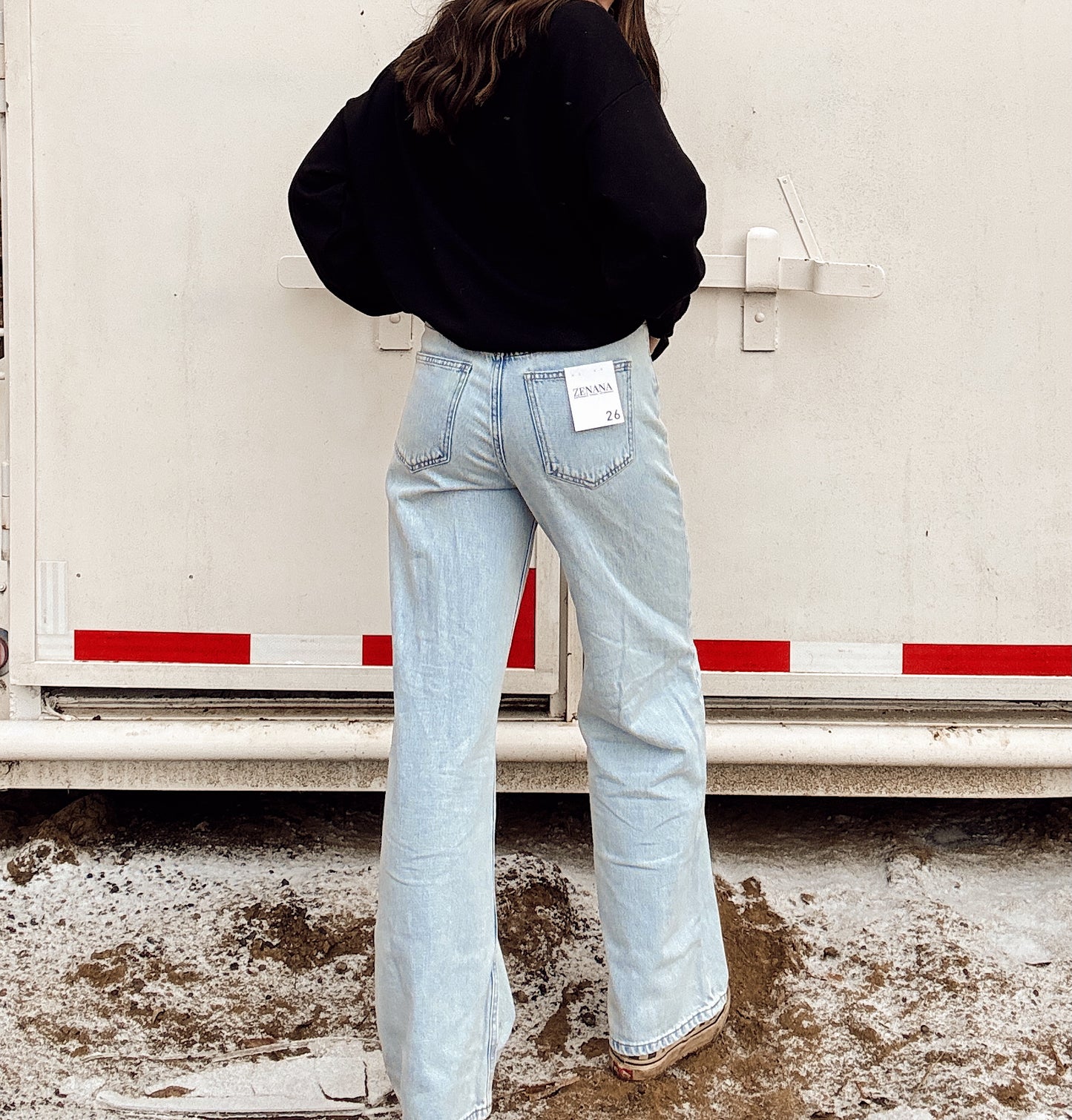 The Straight Leg Sasha Jeans