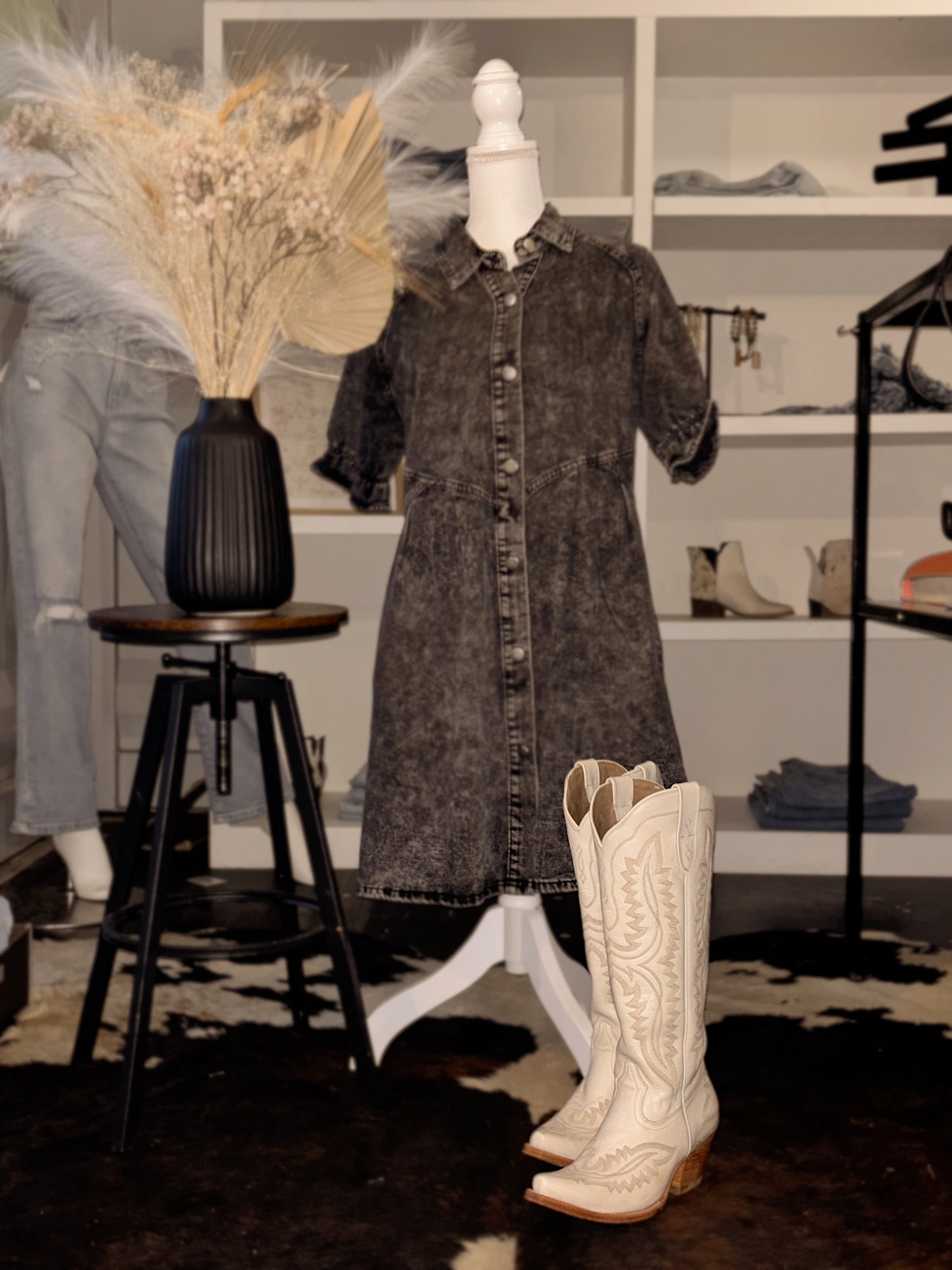 Ember May Denim Dress