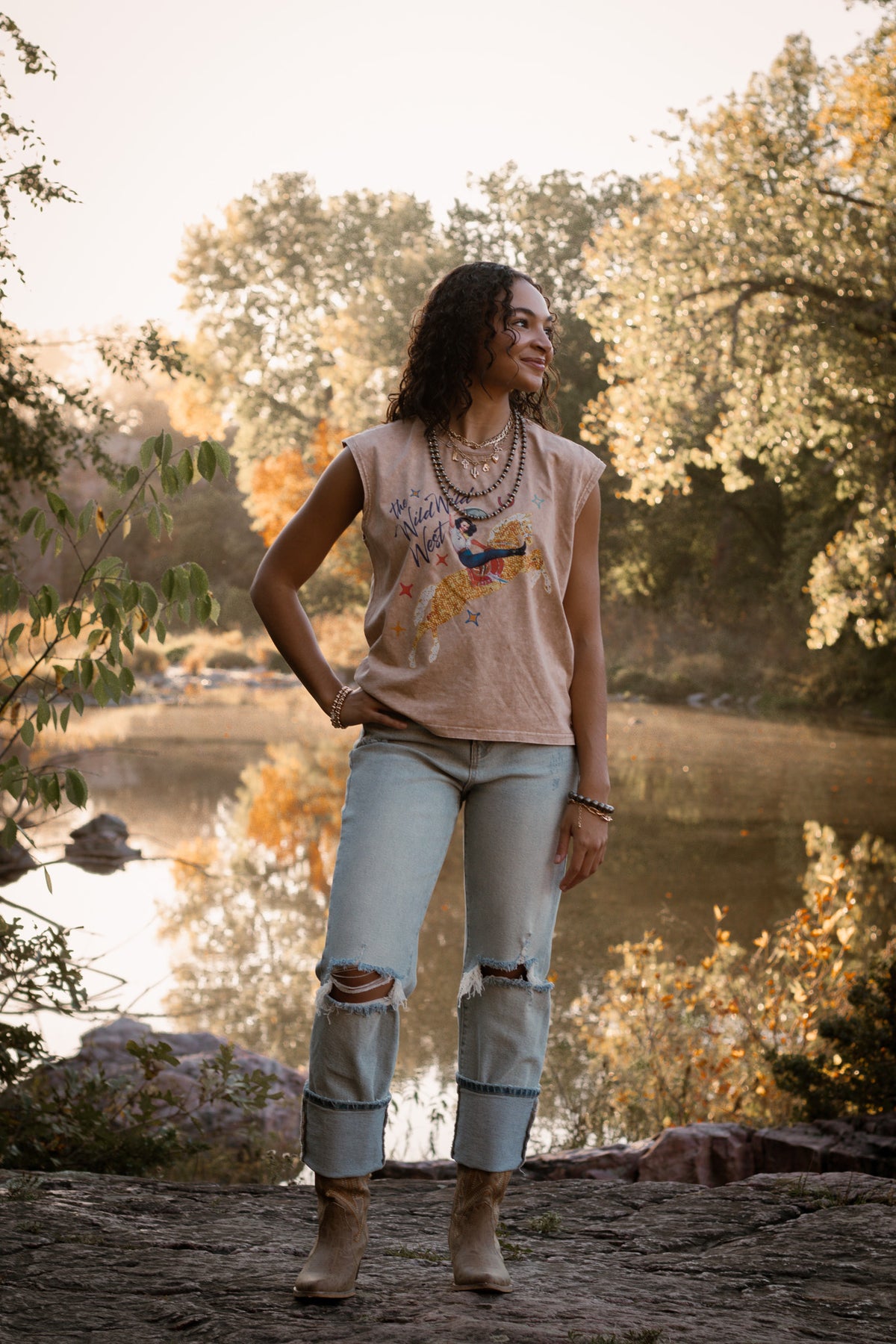 The Wild West Boxy Tee