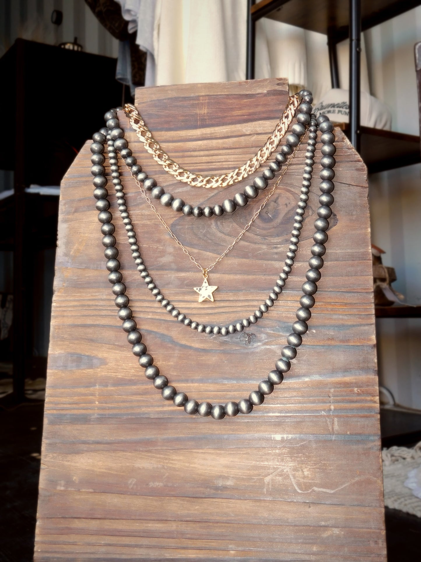 Starstruck Jasper Necklace (Gold)