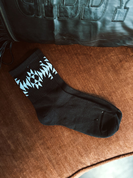 Aztec (White) Sock