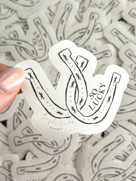 So Lucky Sticker