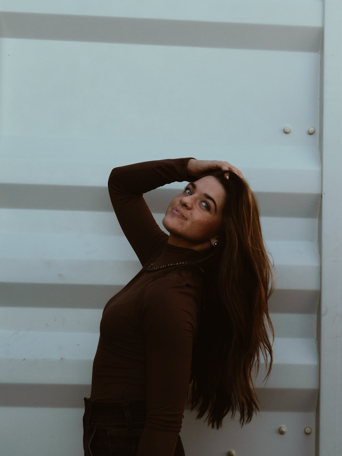 The Rowan Brown Body Suit