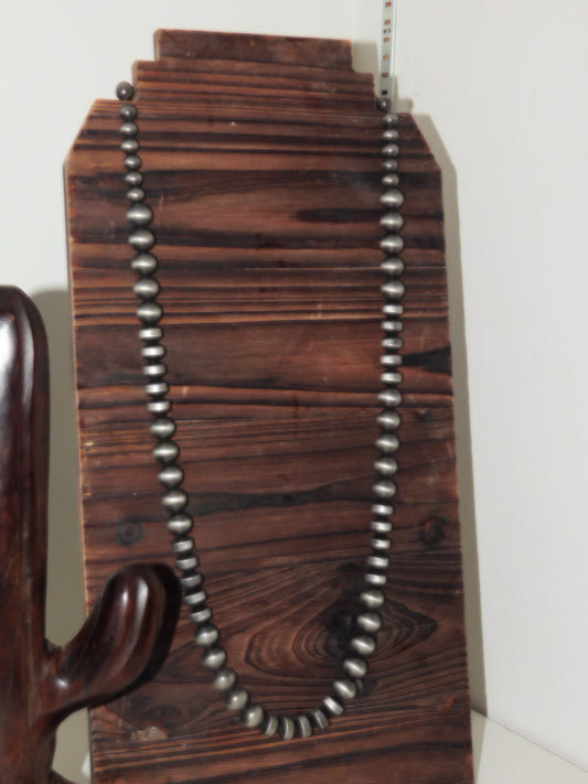 Handmade 34" Big (Faux) Navajo Bead Necklace
