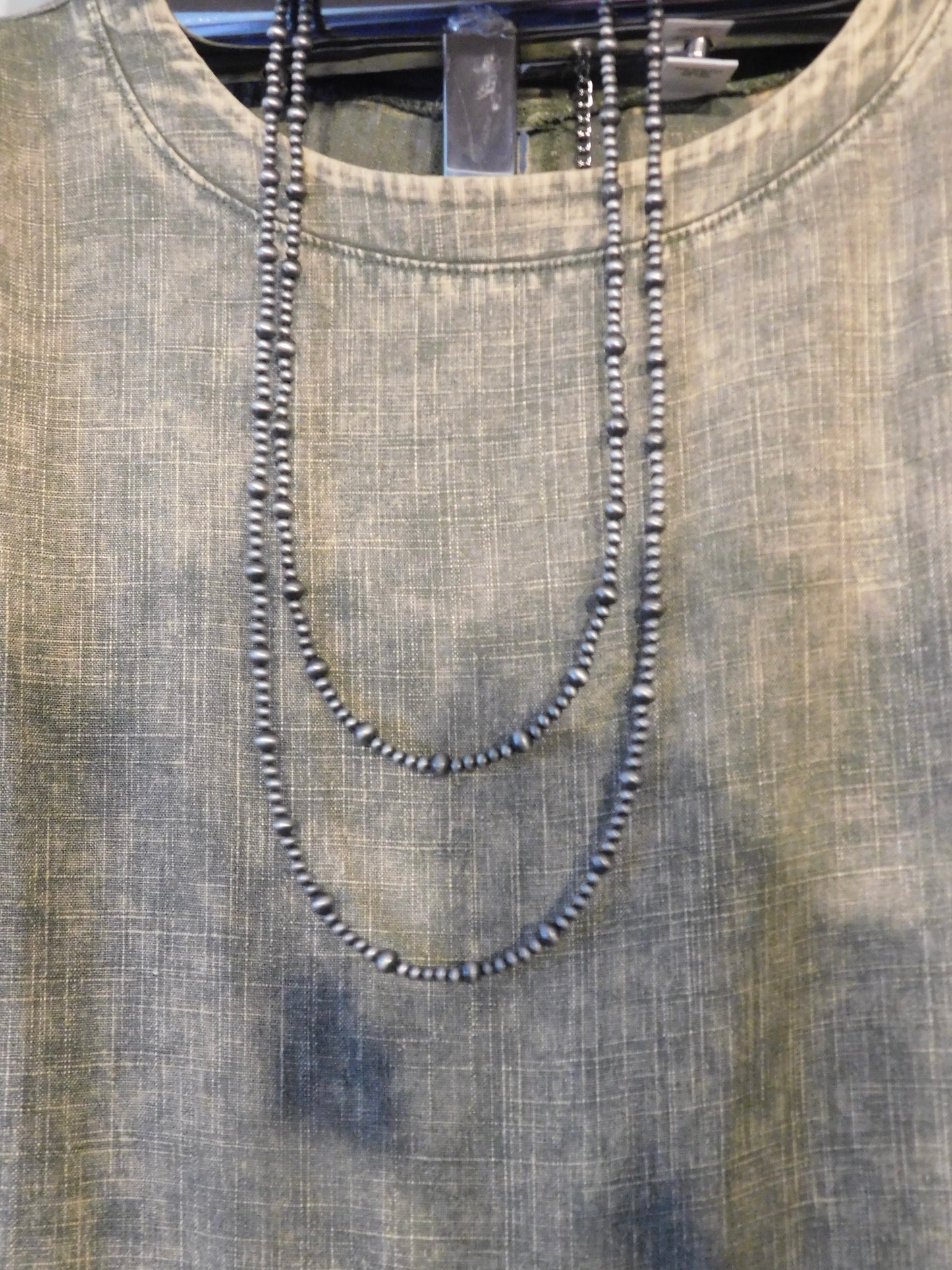 26" Handmade (Faux) Navajo Bead Necklace