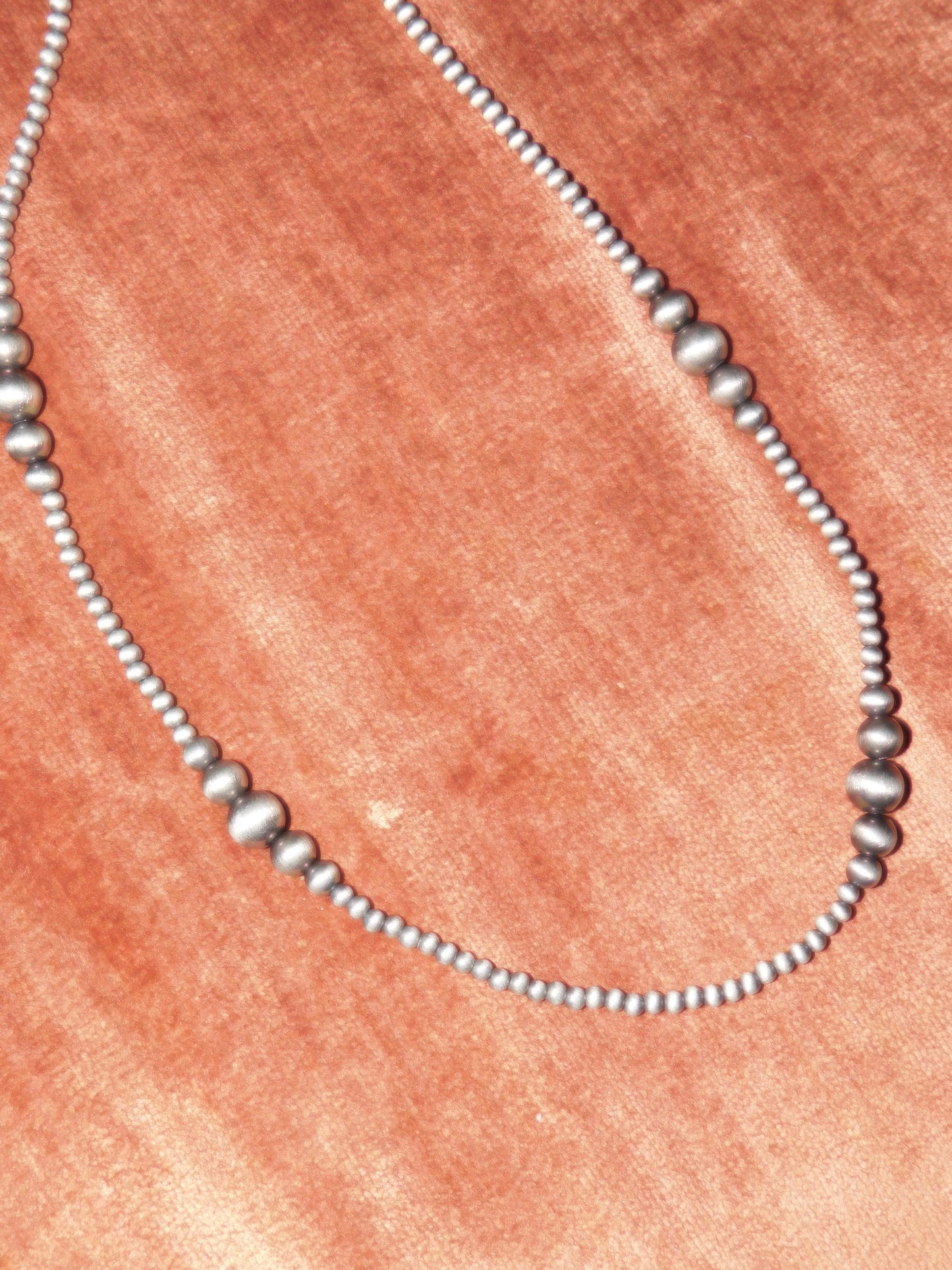 Handmade 22" (Faux) Navajo Bead Necklace