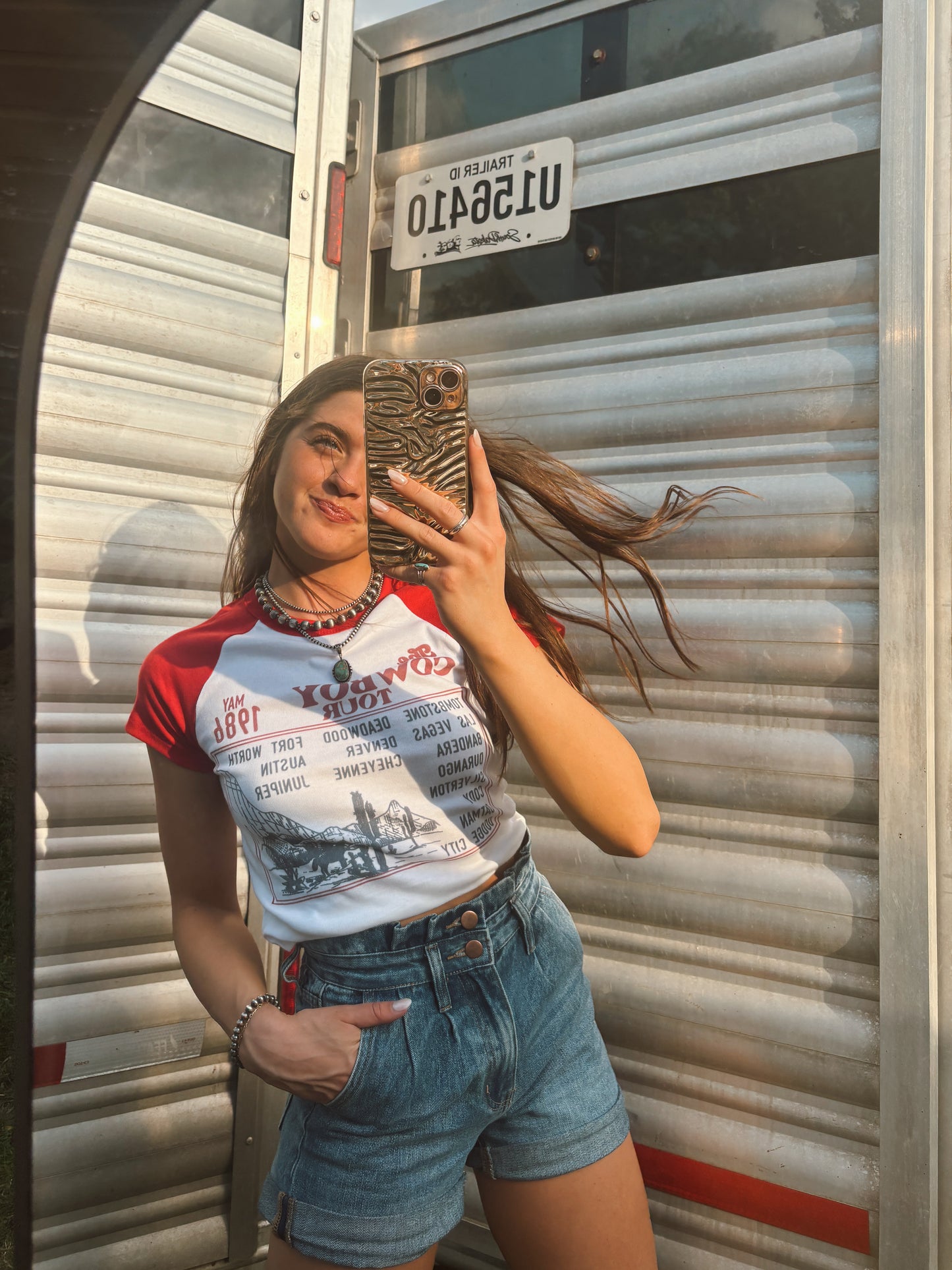 Cowboy Tour Baby Tee  