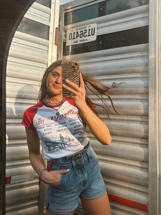 Cowboy Tour Baby Tee  