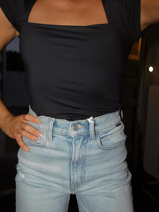 Brody Black Bodysuit