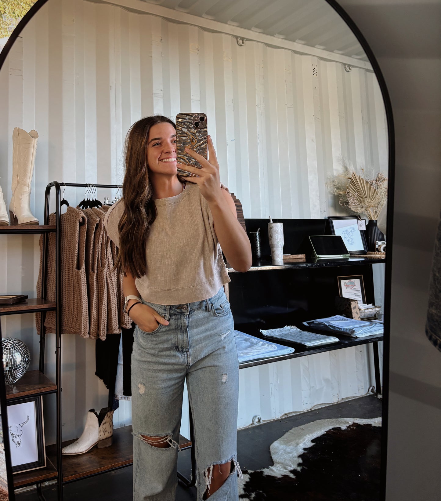 The Cassidy Top (Ash Mocha)