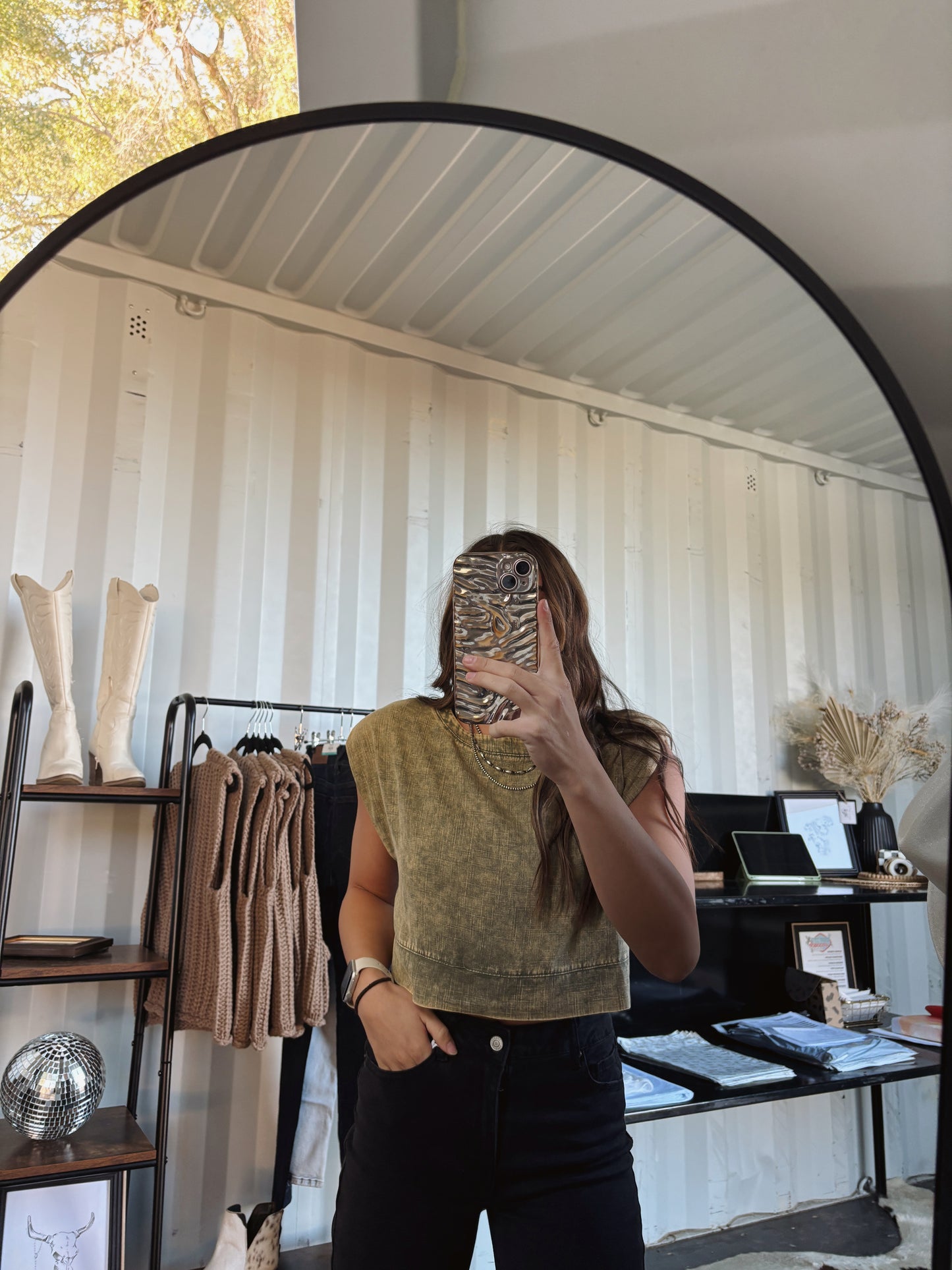 The Cassidy Top (Olive)