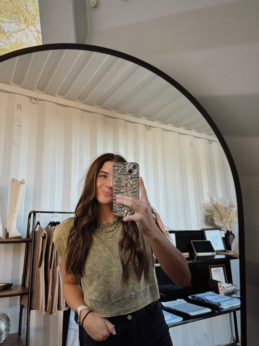 The Cassidy Top (Olive)