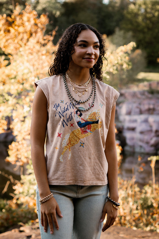 The Wild West Boxy Tee
