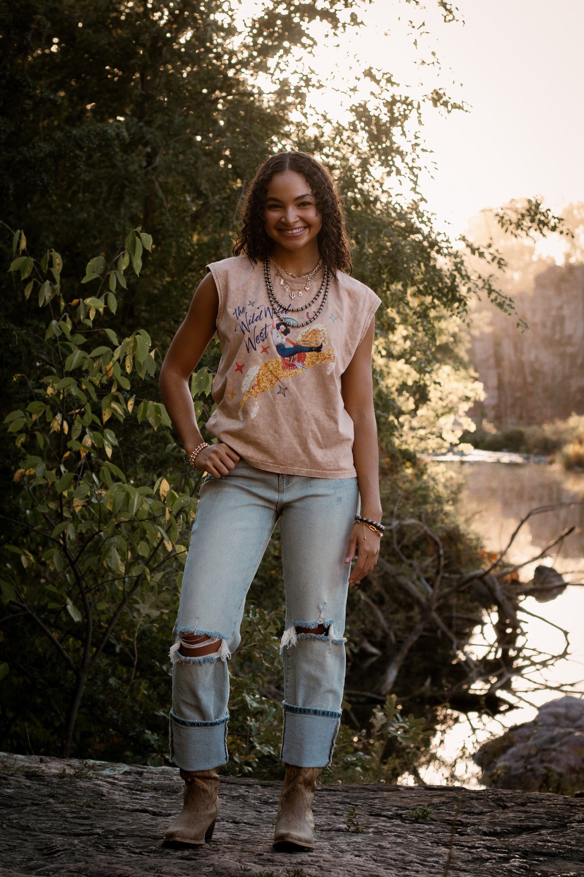 The Wild West Boxy Tee