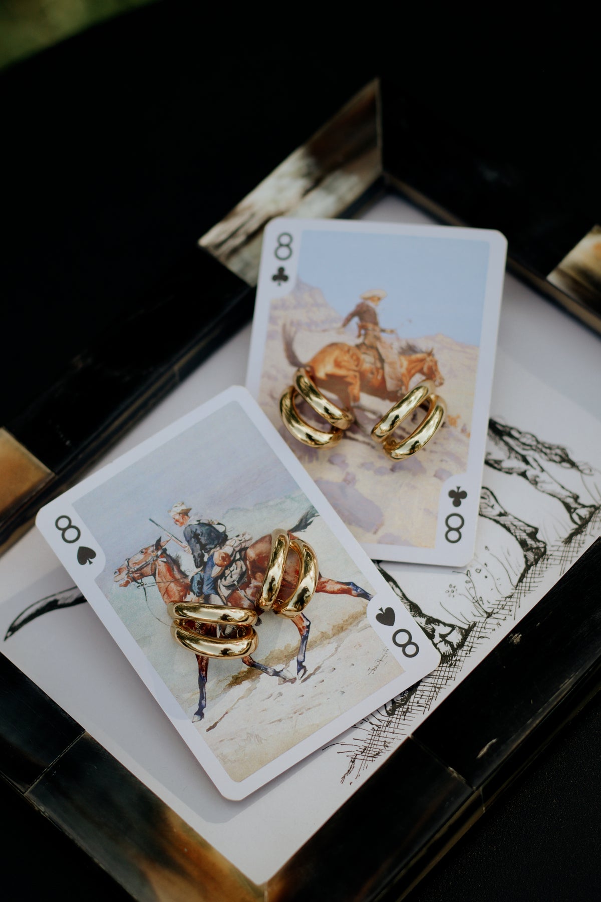 The Dalia Double Hoop Earrings