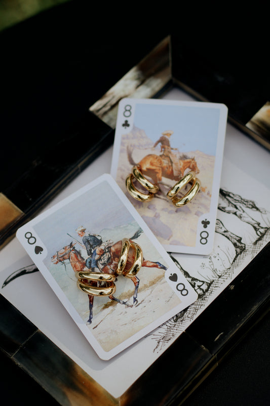The Dalia Double Hoop Earrings