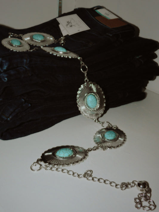 Turquoise Conch Belt