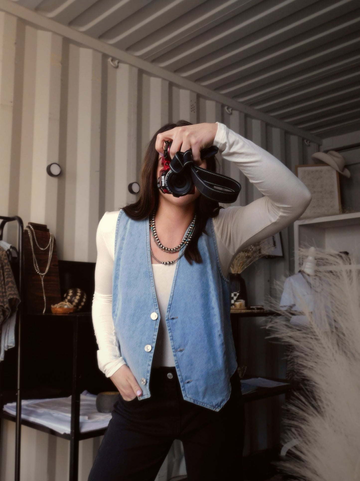 The Daisy Denim Vest