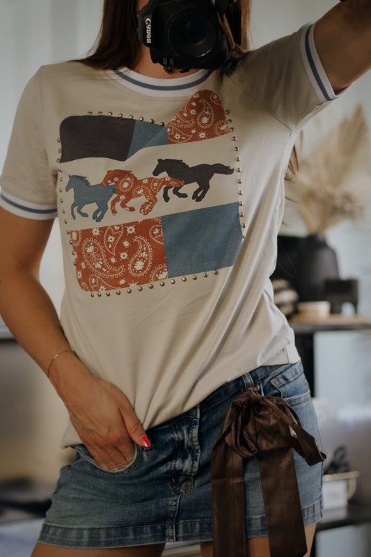 The Wild Horse Running Tee
