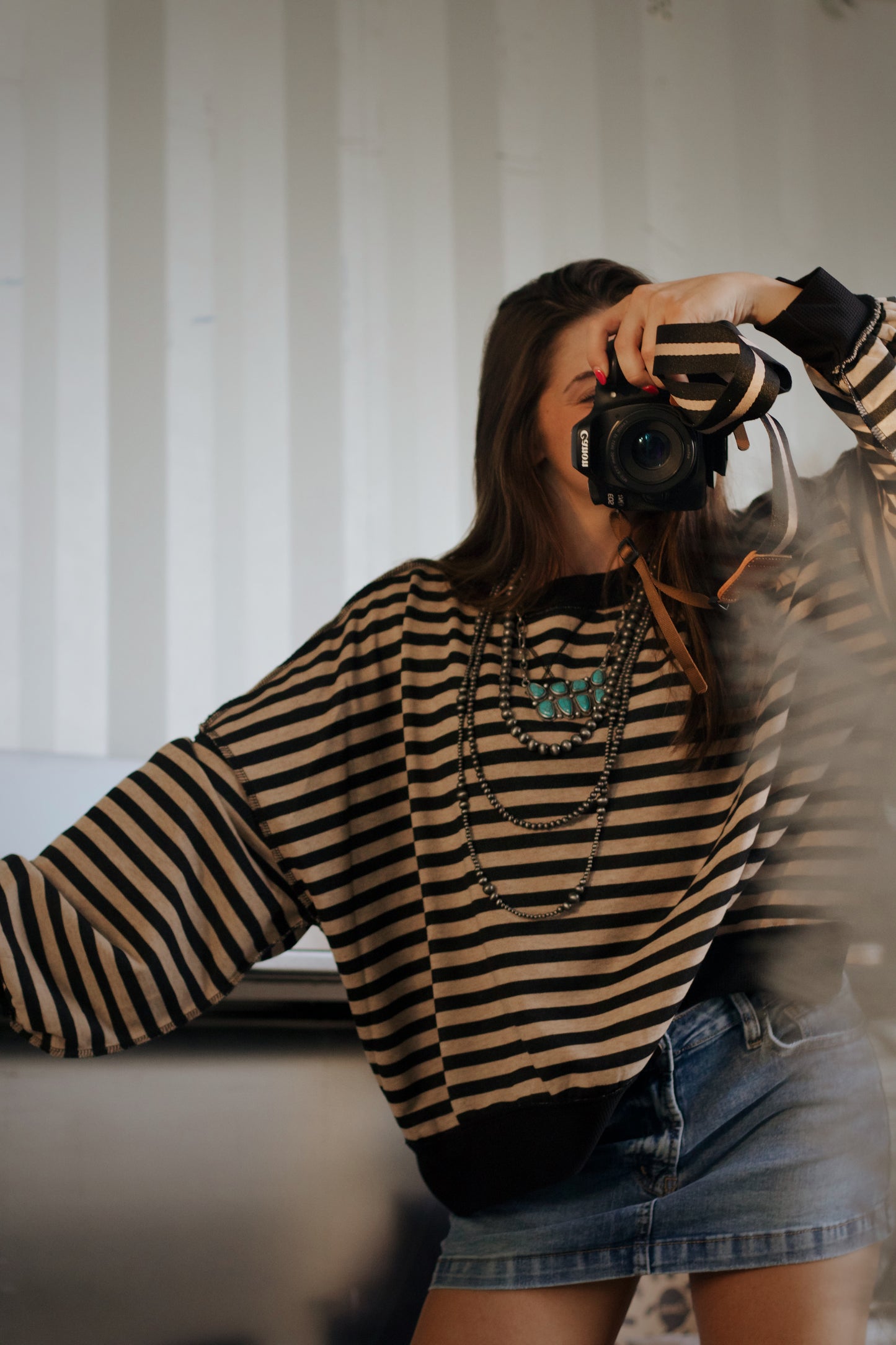 The Sara Striped Pullover