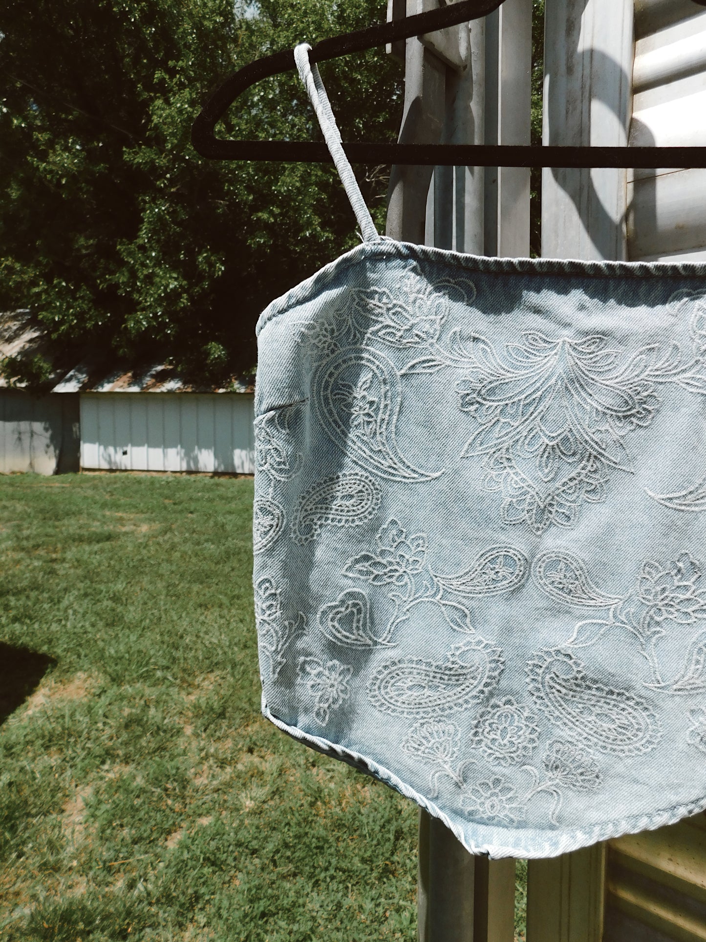 The Colter James Denim Top