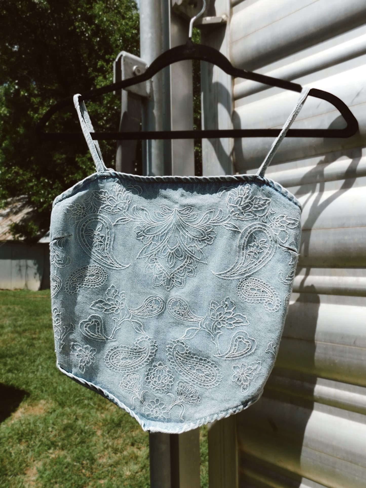 The Colter James Denim Top