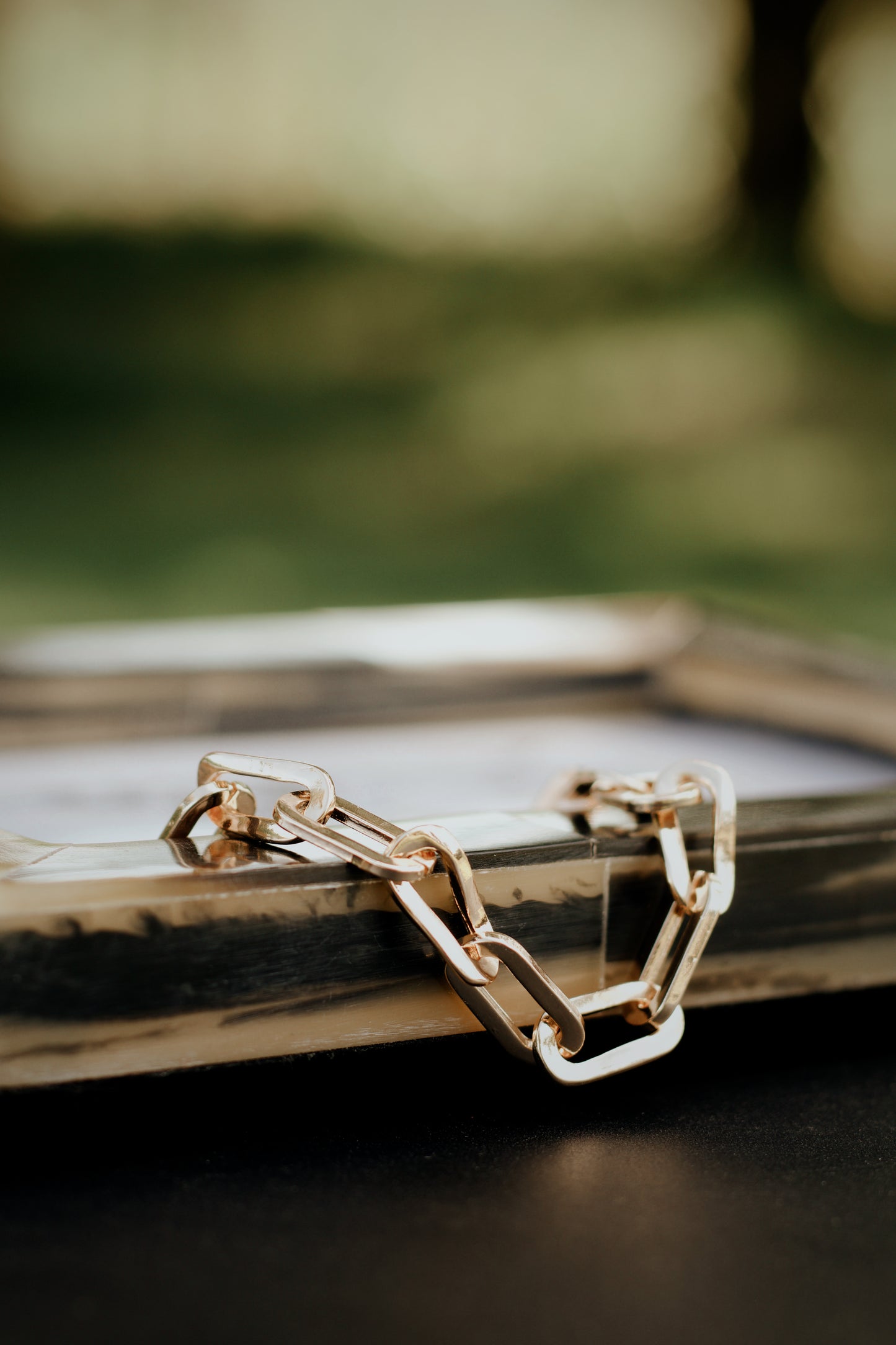 Bold Chunky Gold Link Bracelet | 80B1676
