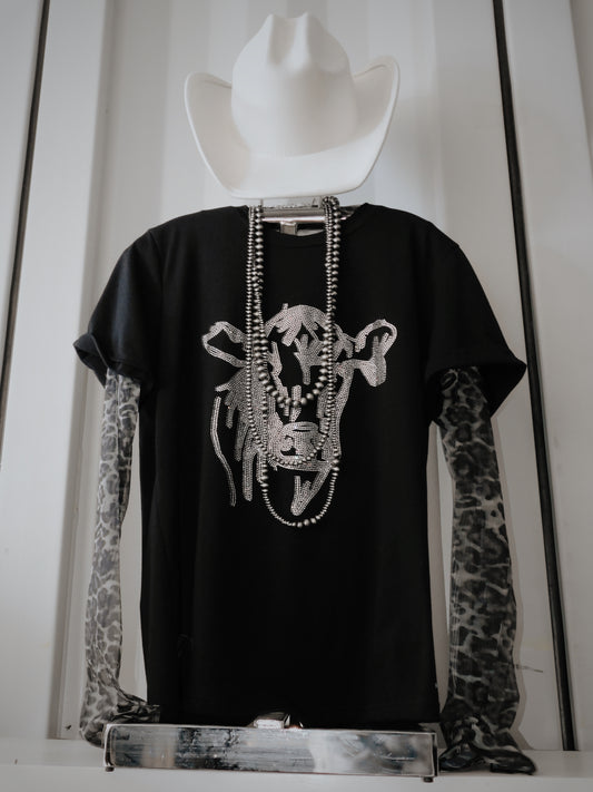 Bexley Bedazzled Bull Tee