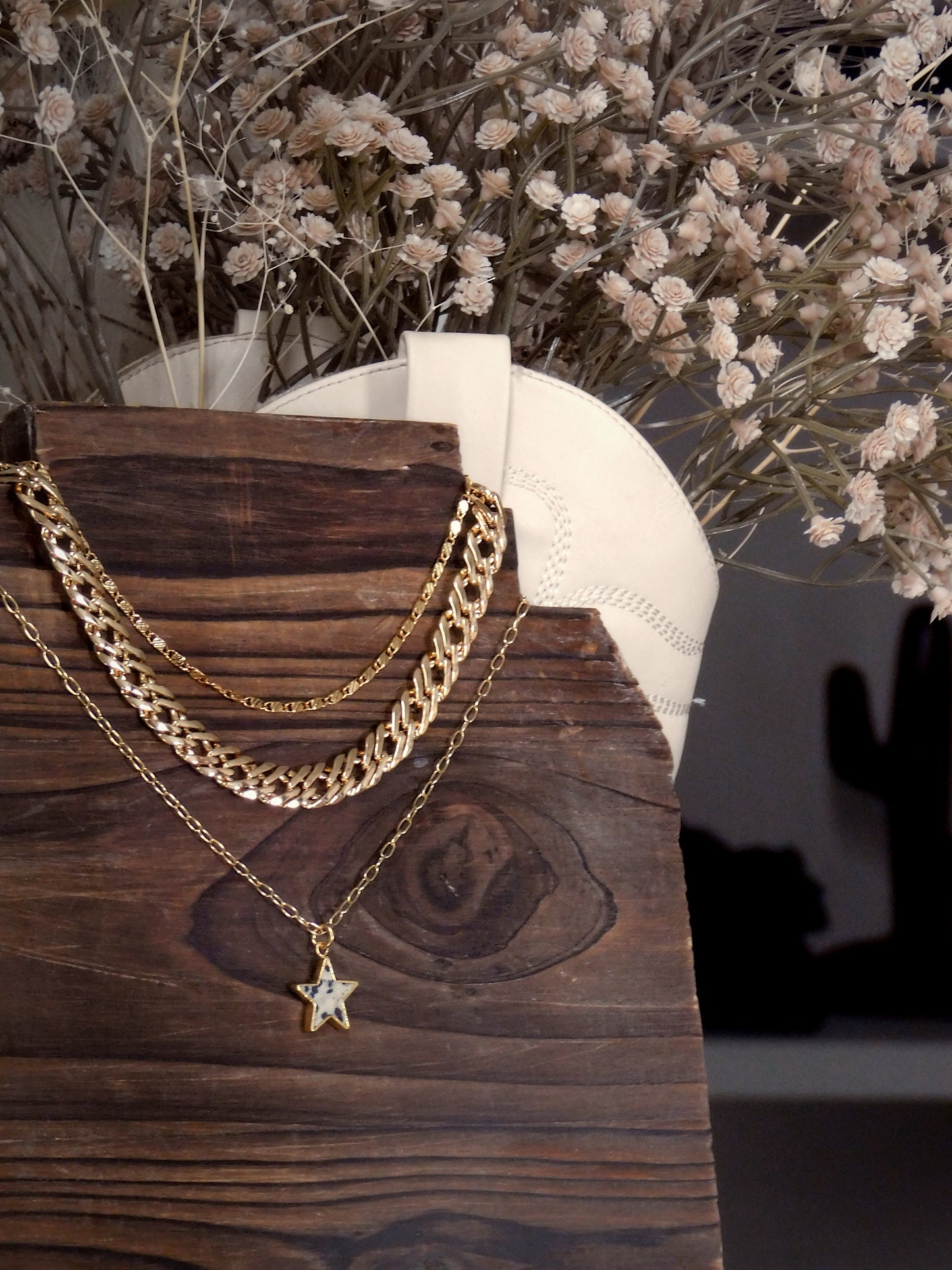 Starstruck Jasper Necklace (Gold)